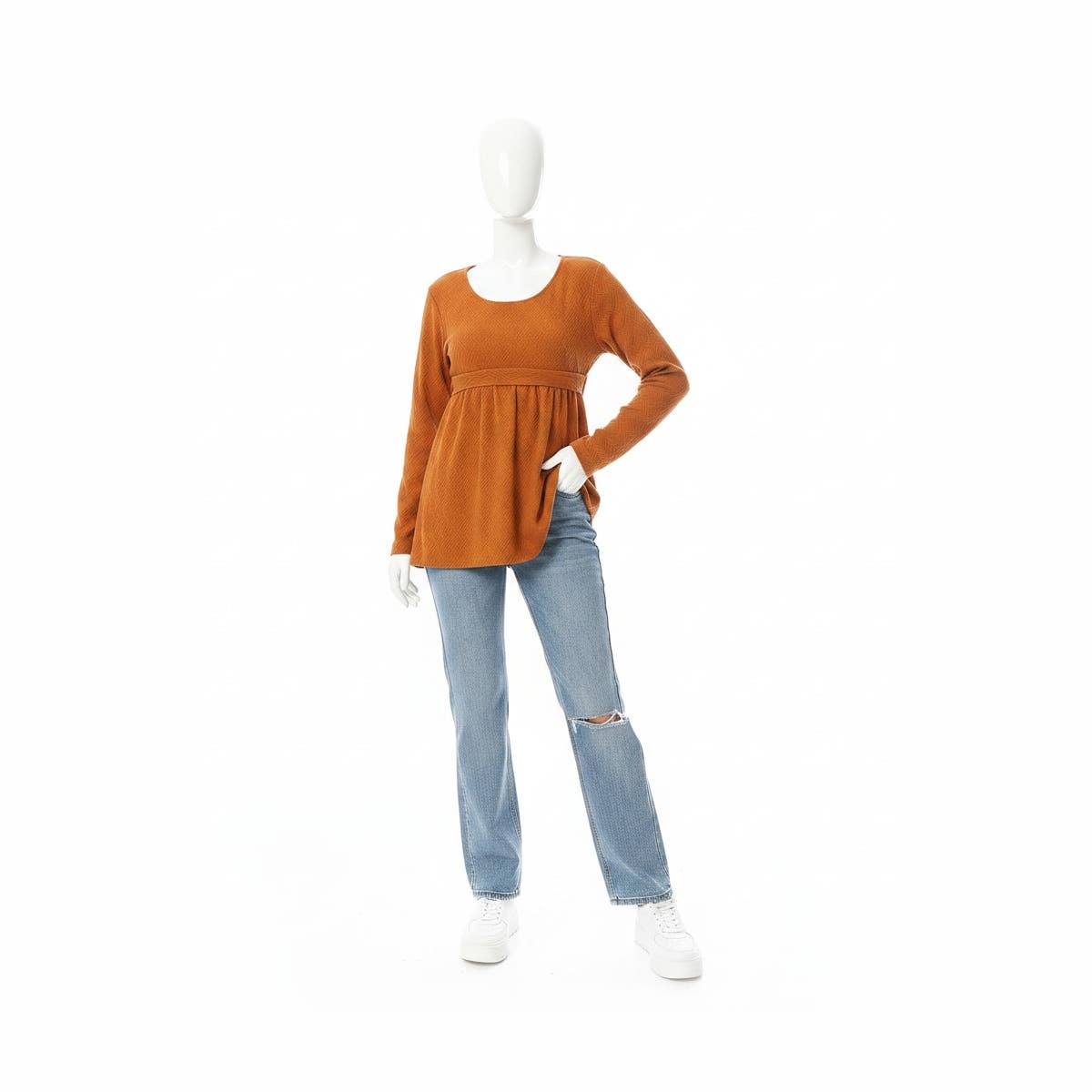 Women Blouse with round neck
