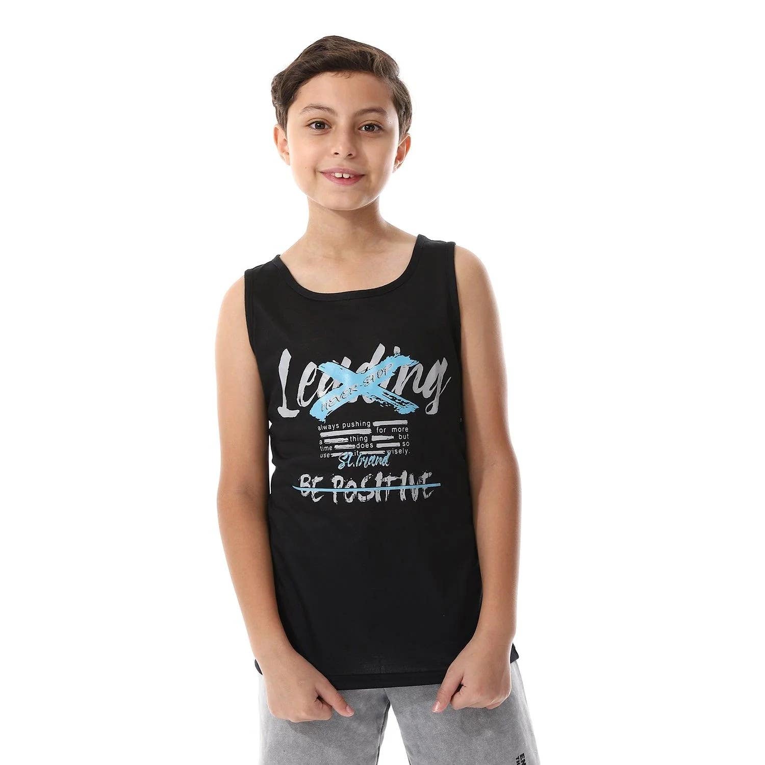 Boys cotton sleeveless tank top