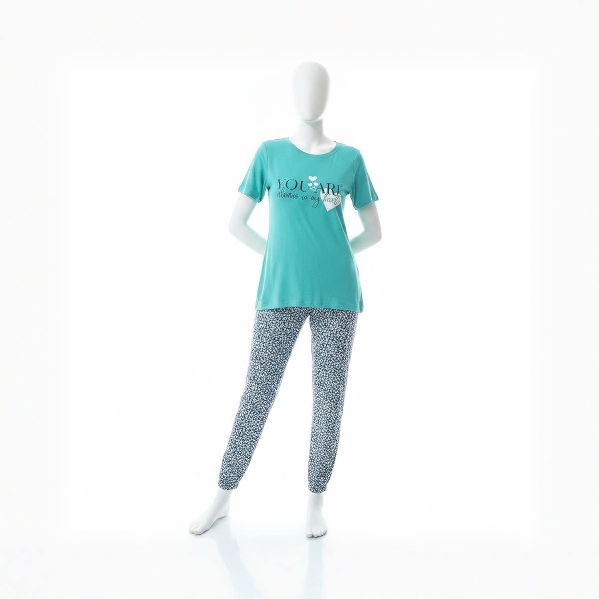 Women Pajama Set With Half Sleeves