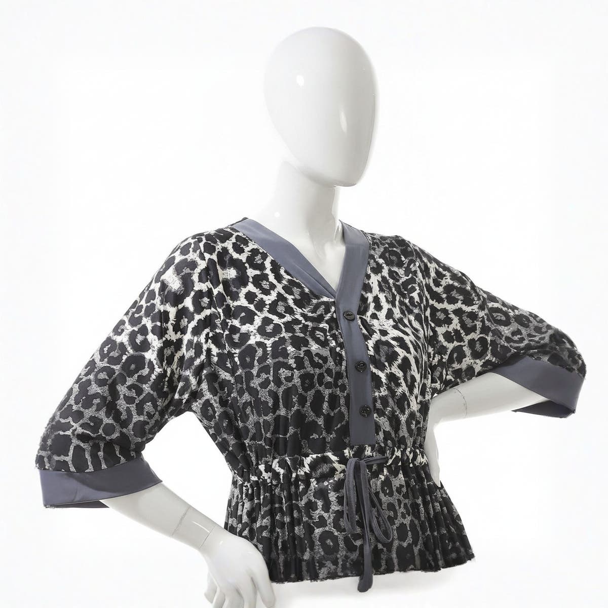 Galabia V-neck with half Sleeves