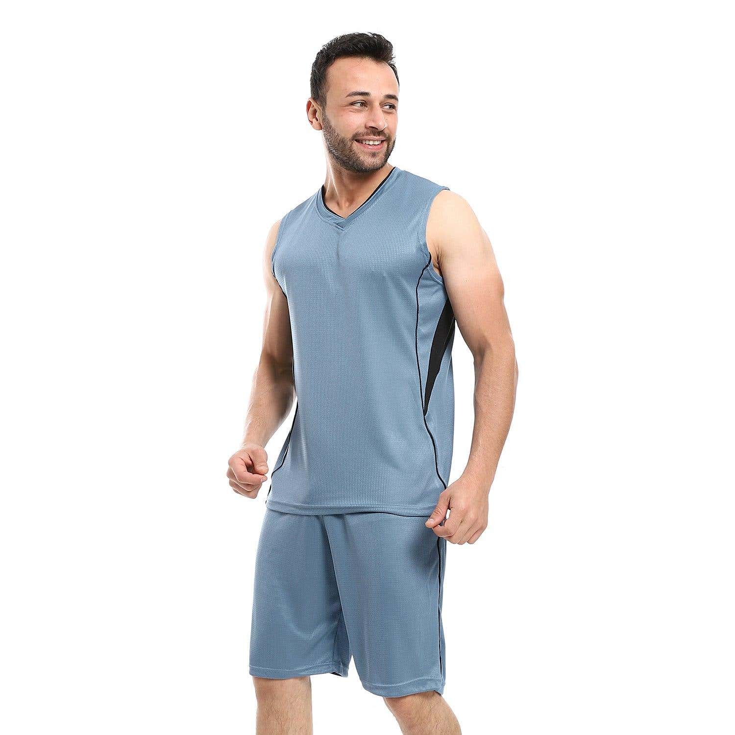 Men's Sport T-Shirt with Shorts Set