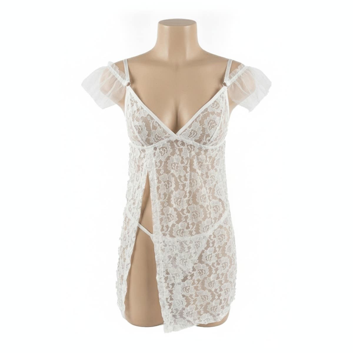Women's Lingerie Set - Gamal Sons, 2 Pieces - White