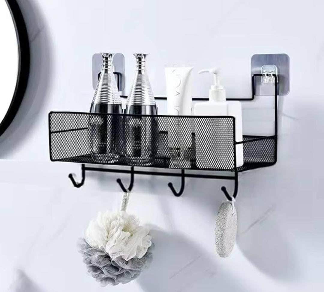 Versatile Storage Rack - Ideal for organizing your kitchen and bathroom essentials, holds spices, mugs, towels, and cosmetics beautifully.