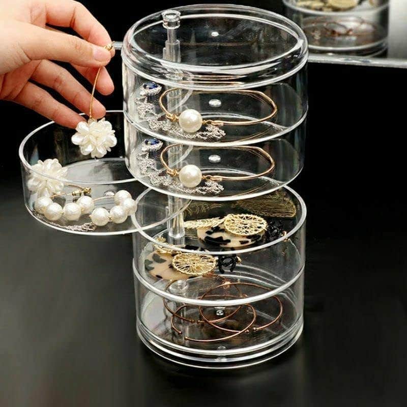 Acrylic Makeup Organizer - Clear High-Quality Cosmetic Storage - Lightweight - Water-Resistant - Gift Idea
