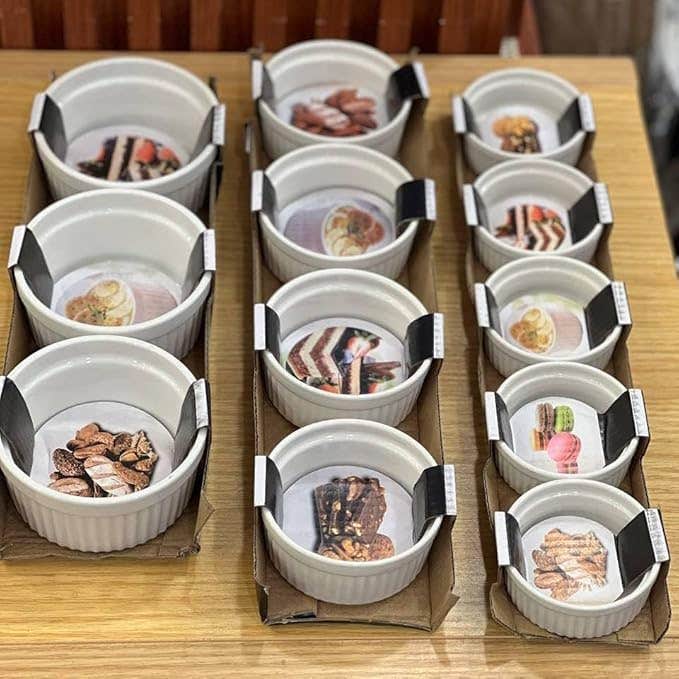 Delicious microwave oven set (sauces, nuts, rice pudding) 12 pieces