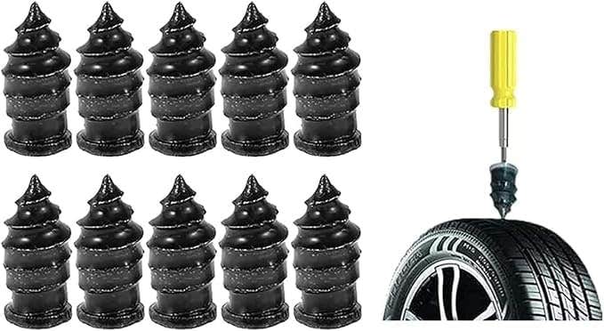 Tubeless Tire Welding Nail Repair Kit - Self-Repair Solution for Car, Motorcycle, Bicycle, Truck - Pack of 10