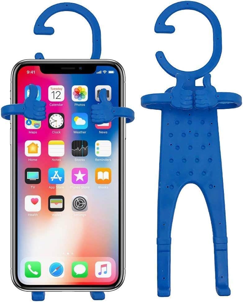 Flexible Silicone Cell Phone Holder - Multi-Functional Stand for Car and Office