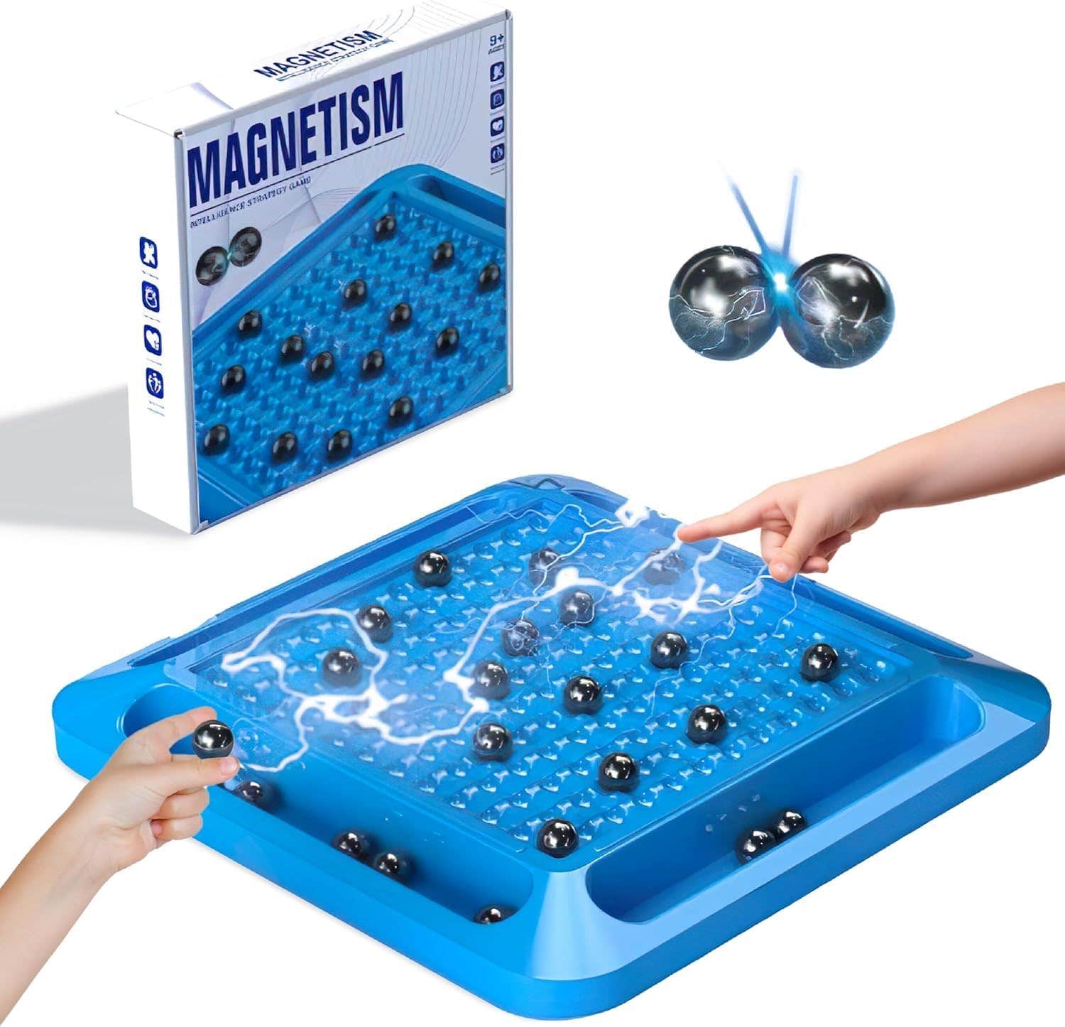 Generic Magnetic Chess Game - 4 Player Strategy, Acrylic Material, Large Size