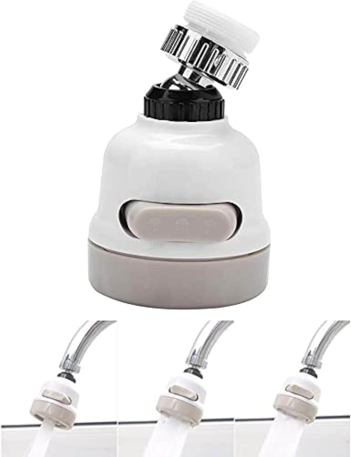 SAPPHIRE INDIA Kitchen Tap Faucet - 3 Modes 360 Degree ABS Spout