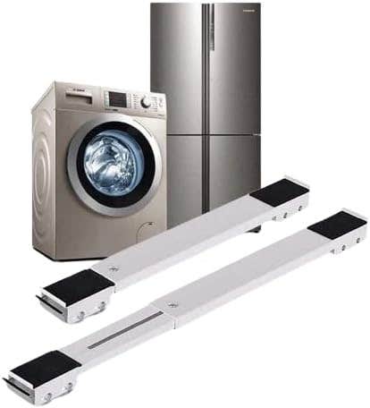 Heavy Duty Furniture & Appliance Moving Wheels with Brake | 300kg Capacity, White