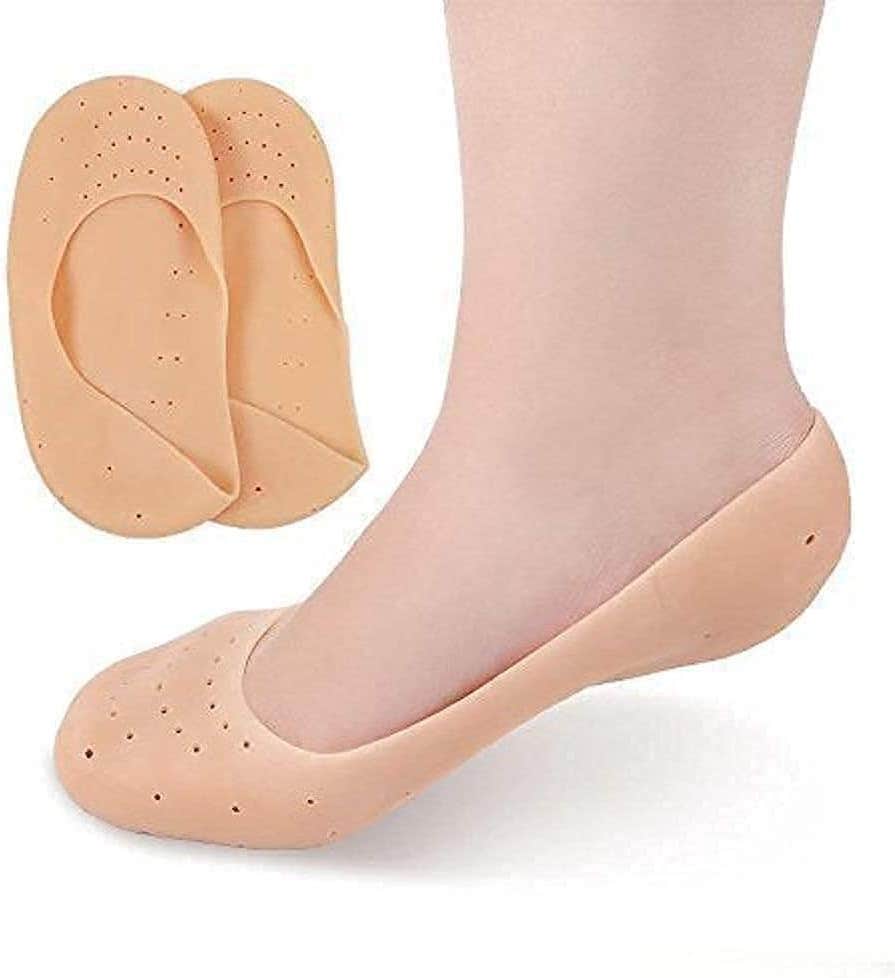 Silicone Moisturizing Foot Care Socks for Dry Cracked Heels
