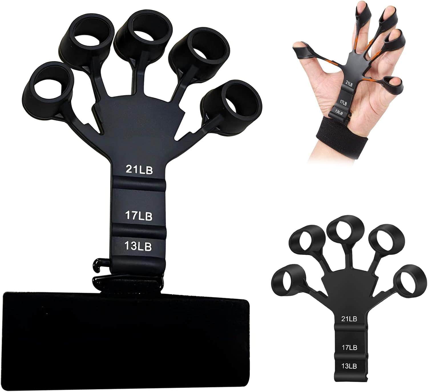 ACAREY Finger Strength Trainer - Silicone Grip Exerciser