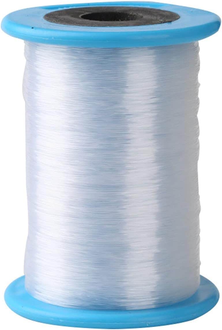 200m Nylon Beading Thread - Clear & Strong Polyamide for Crafts & Jewellery