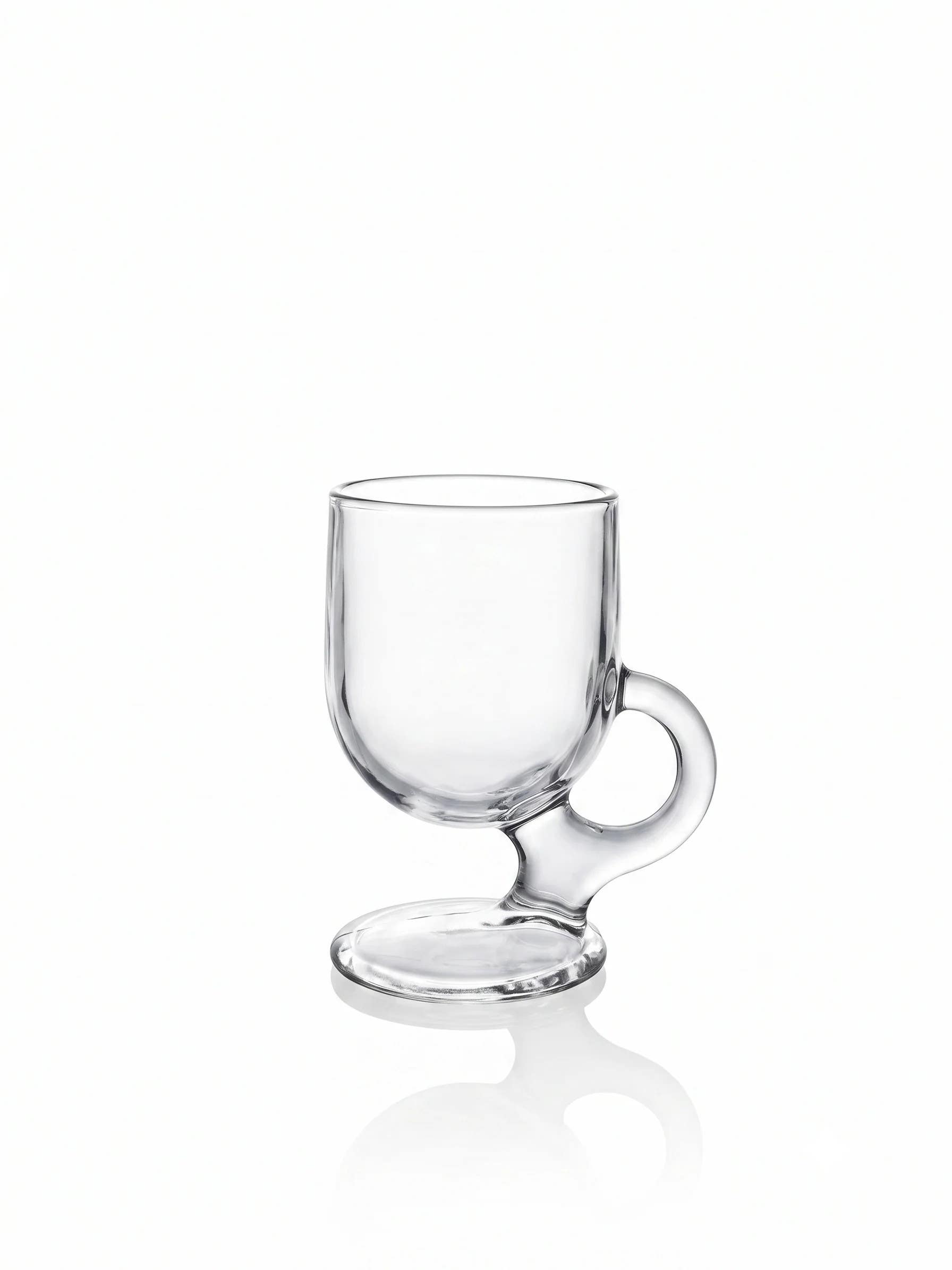 Glass Mug 210 ml - Dishwasher Safe - Clear