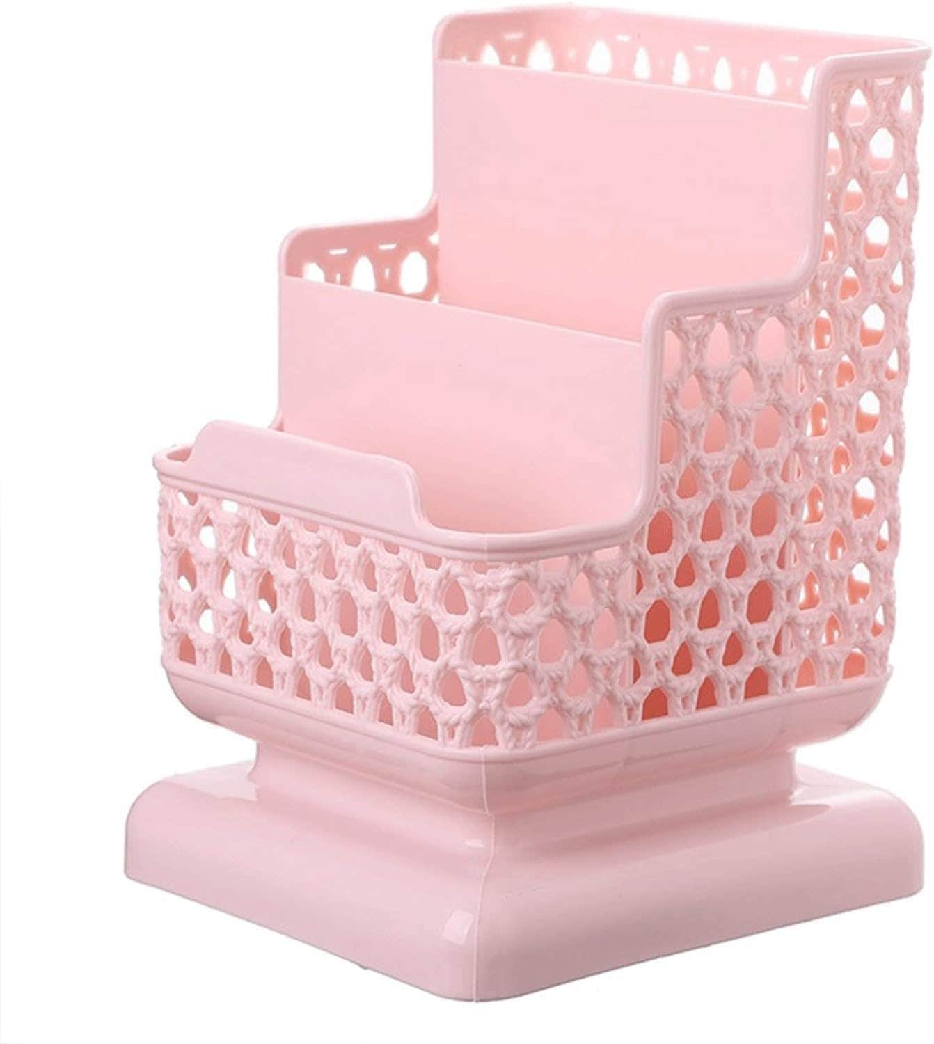 Small Plastic Containers, Creative Desktop Storage Box for Home Use(Size:11.5 * 12 * 16cm)