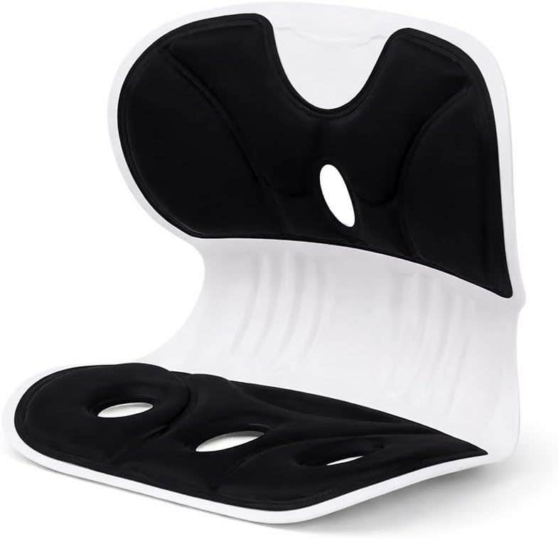 Ergonomic Lumbar Support Chair with Posture Correction Cushion for Back Relief
