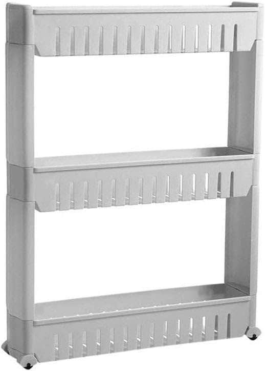 Kitchen Turbo Trolley Organizer 3 Rack - White - Home Decor