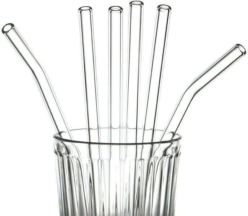 Glass Straws Set for Kids - High-Quality Thermal Glass - Ideal for Juices and Hot Drinks