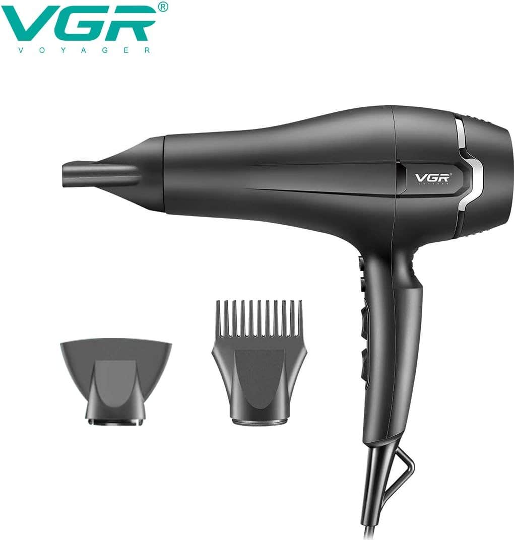 VGR V-450 Professional Salon Hair Dryer - 2400W AC Motor, Ionic Technology