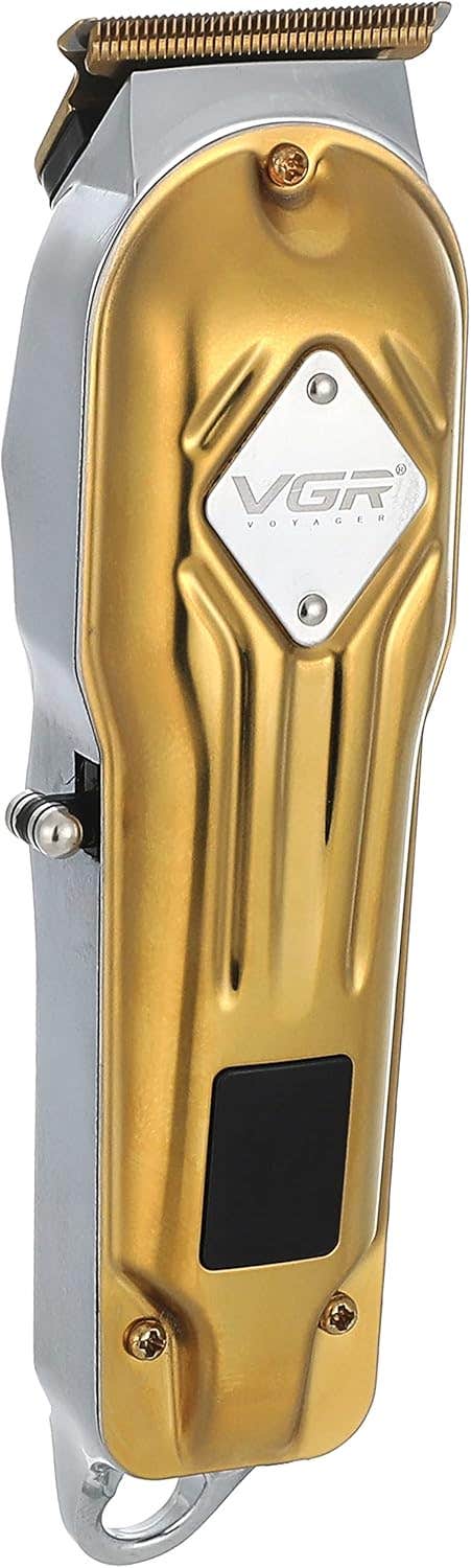 VGR Rechargeable Cordless Hair Clipper for Men - Low Noise Professional Barber Trimmer