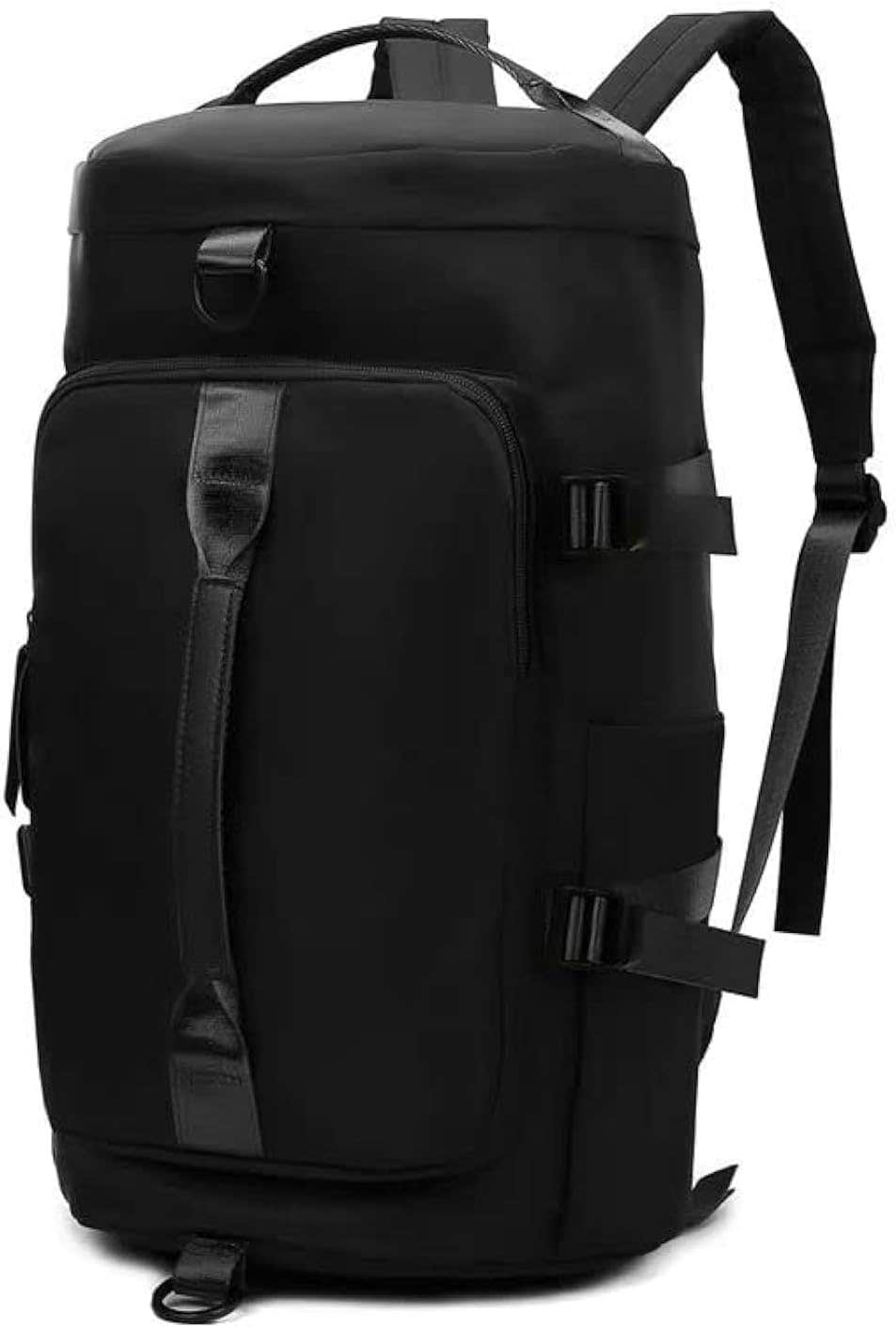 TANGBOLIBO Gym Backpack Duffel Bag, Black, Waterproof, 46L Capacity