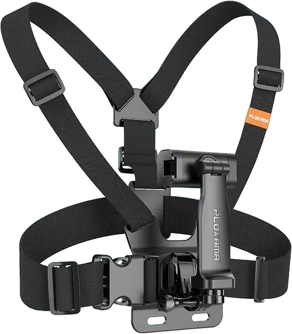 Generic Plokama CX-10 Chest Mount Camera Holder - Rotatable Chest Strap for Smartphones & Action Cameras