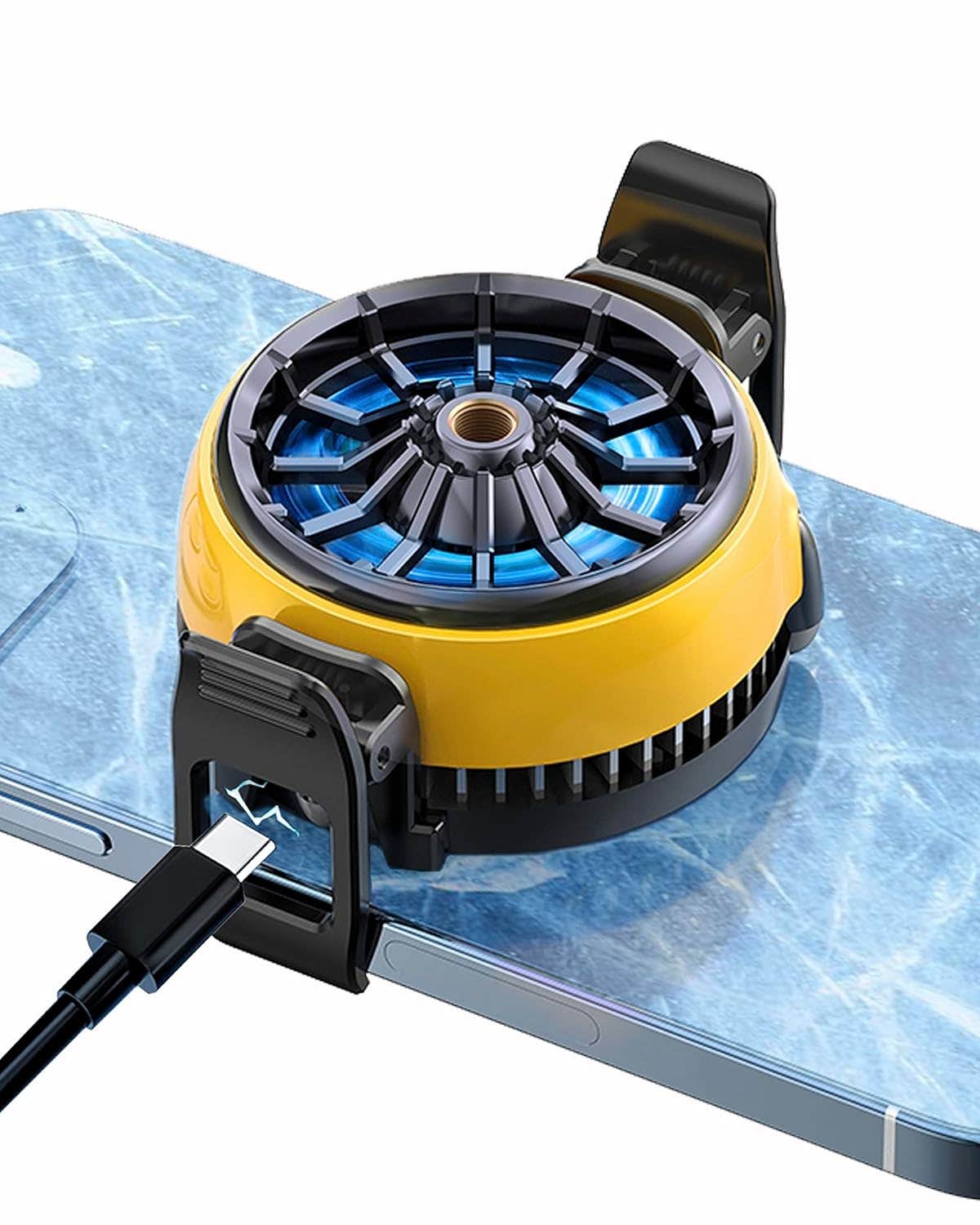 ACEDAYS Phone Cooler with Semiconductor Cooling Chip - Mobile Gaming & Live Streaming Fan