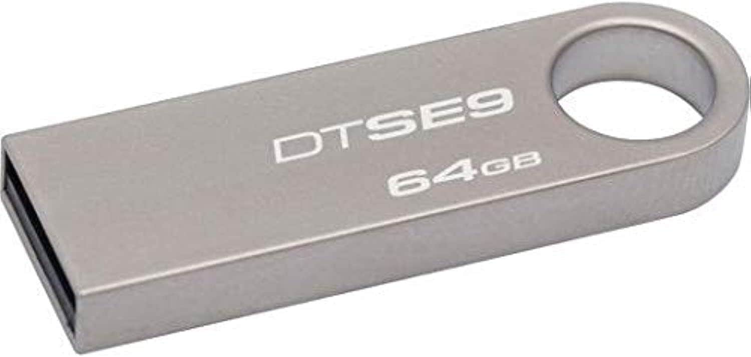 Kingston 64GB Black USB Flash Memory Drive - Lightweight