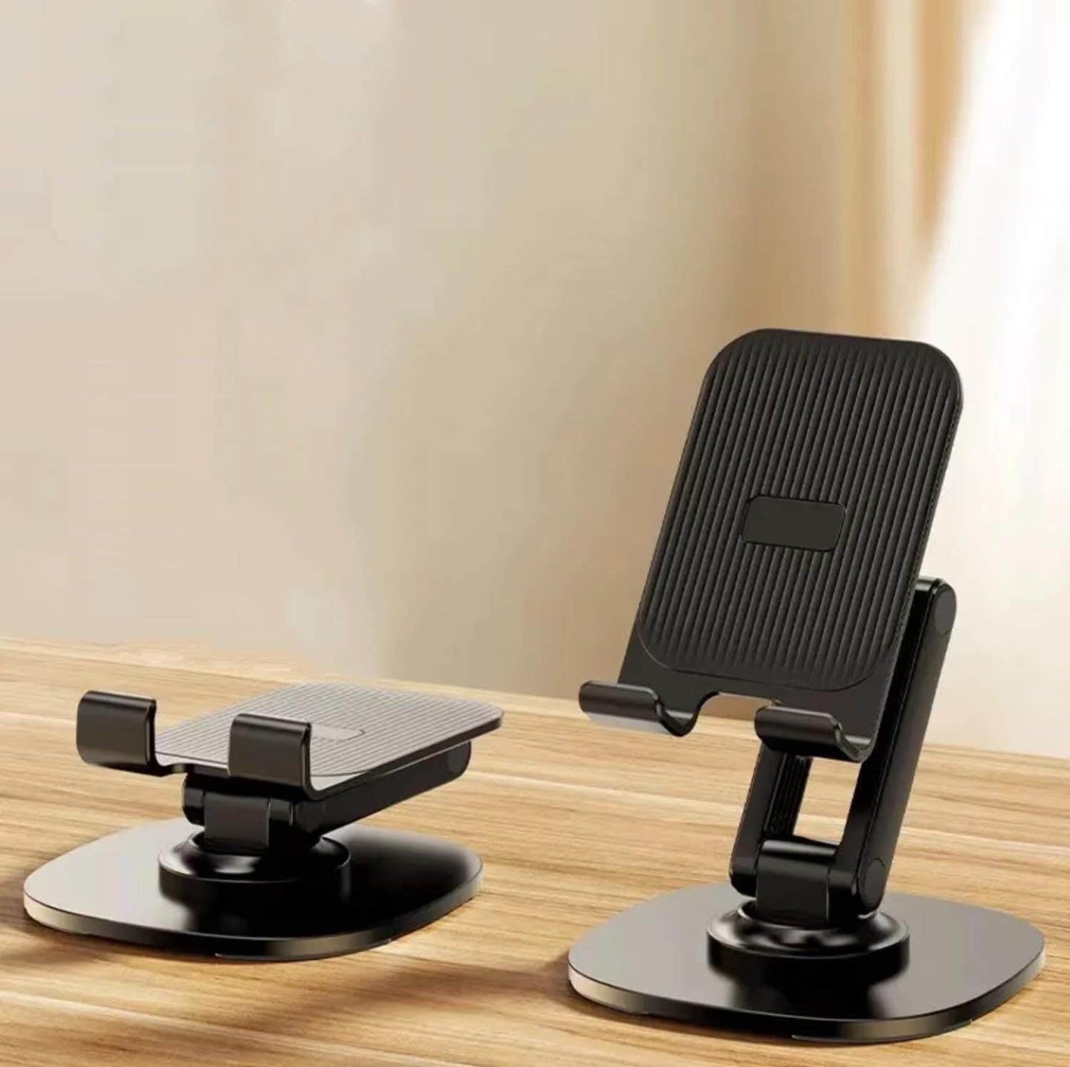 360° Rotating Cell Phone Stand for Desk ,Black