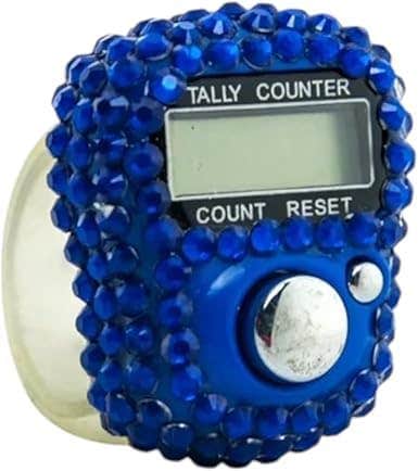 Digital Electronic Rosary - Simple Tasbeeh Ring Astras 1011 Blue
