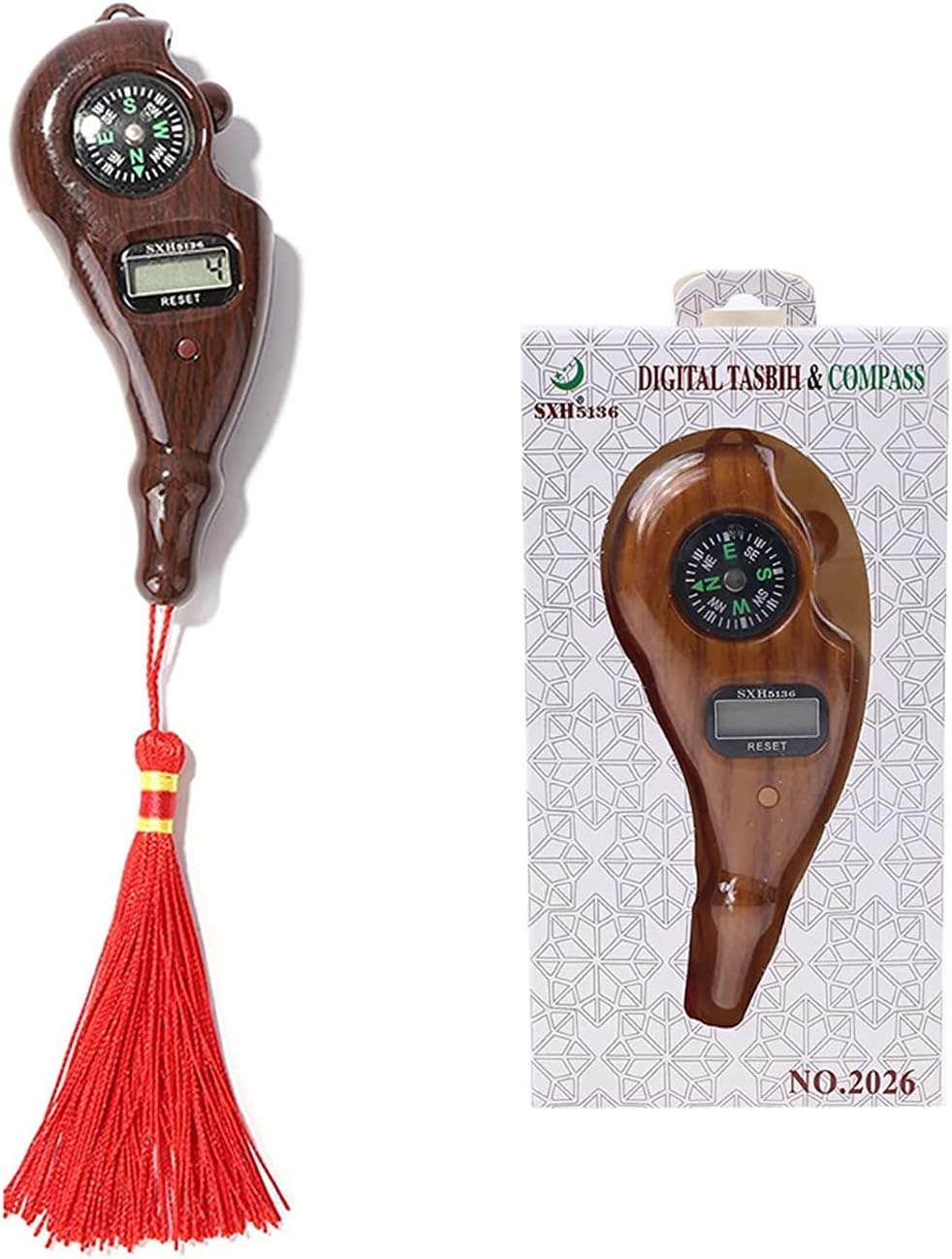 Digital Finger Counter Islamic Tasbih Bead with 5-Digit Display