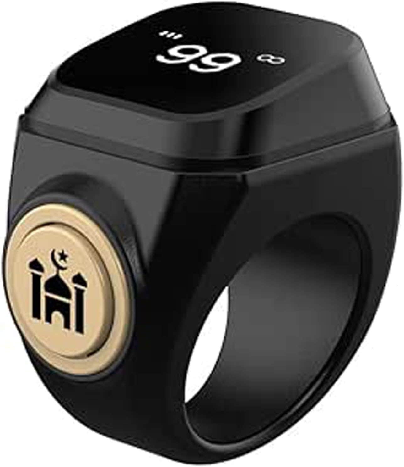 XLOT Smart Tasbih Zikr Ring - OLED Display, USB Rechargeable