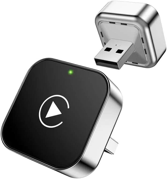 Wireless CarPlay & Android Auto Adapter - Plug & Play, 2-in-1 Upgrade