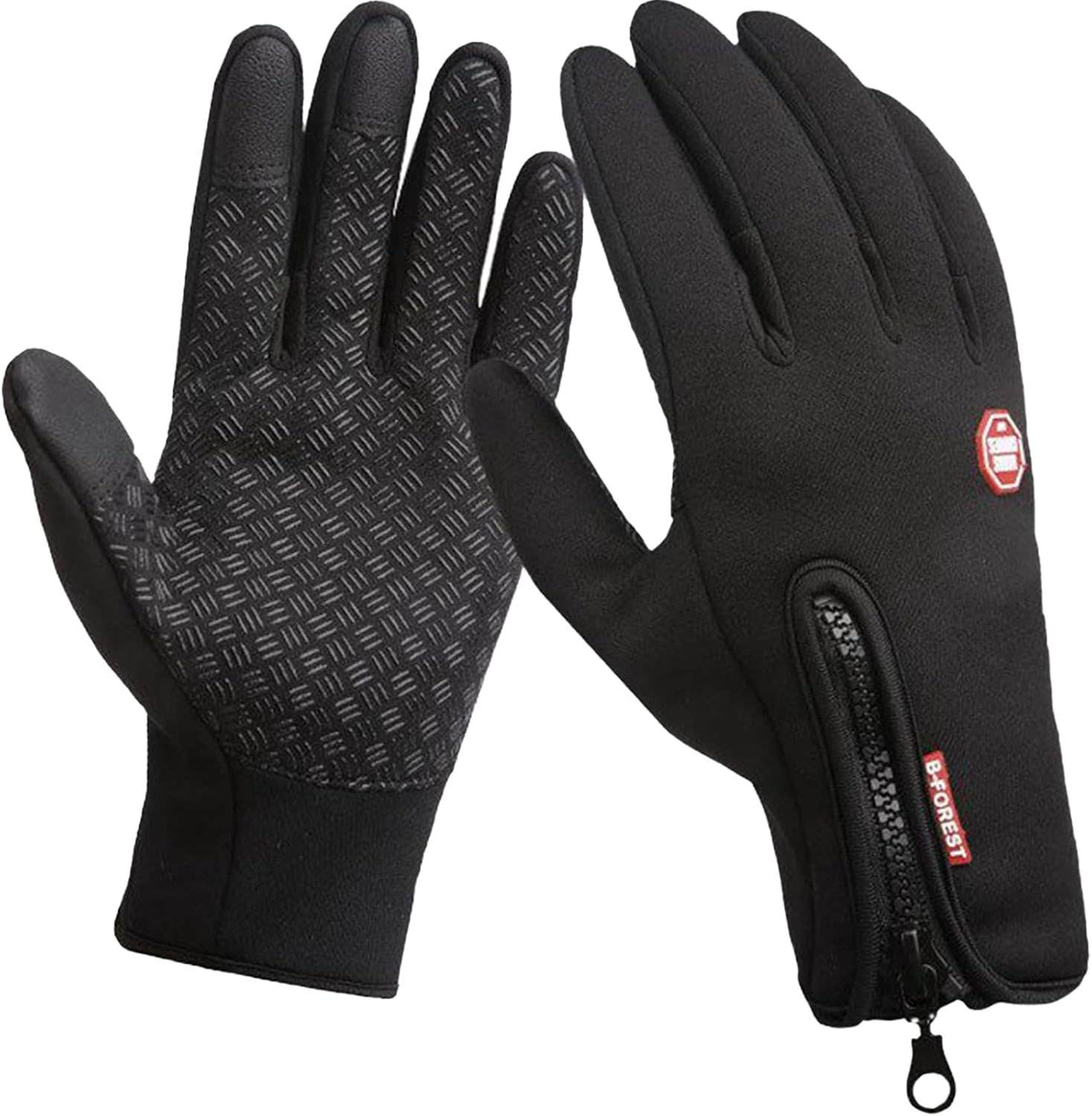 PVFZXS Men's Winter Cycling Touchscreen Gloves - Waterproof & Non-Slip