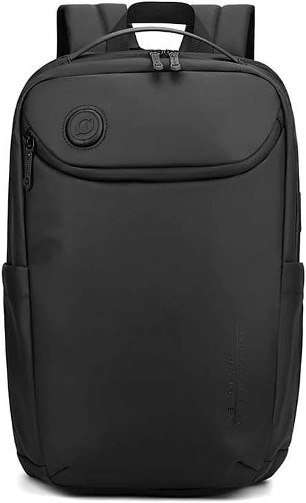 polyester Men's backpack, 25L, 15.6", shockproof and water-resistant - Black