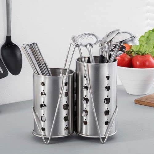 Generic Stainless Steel Spoon Forks and Spoon Strainer Filter for Various Kitchen Utensils
