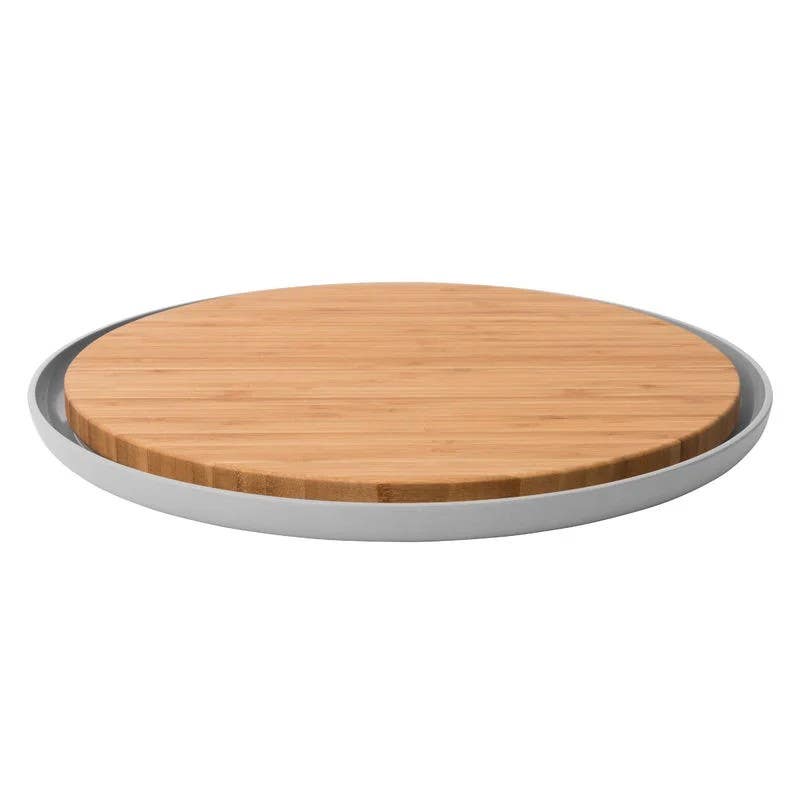 BergHOFF Bamboo Cutting Board with Plate - Versatile Serving and Carving Set