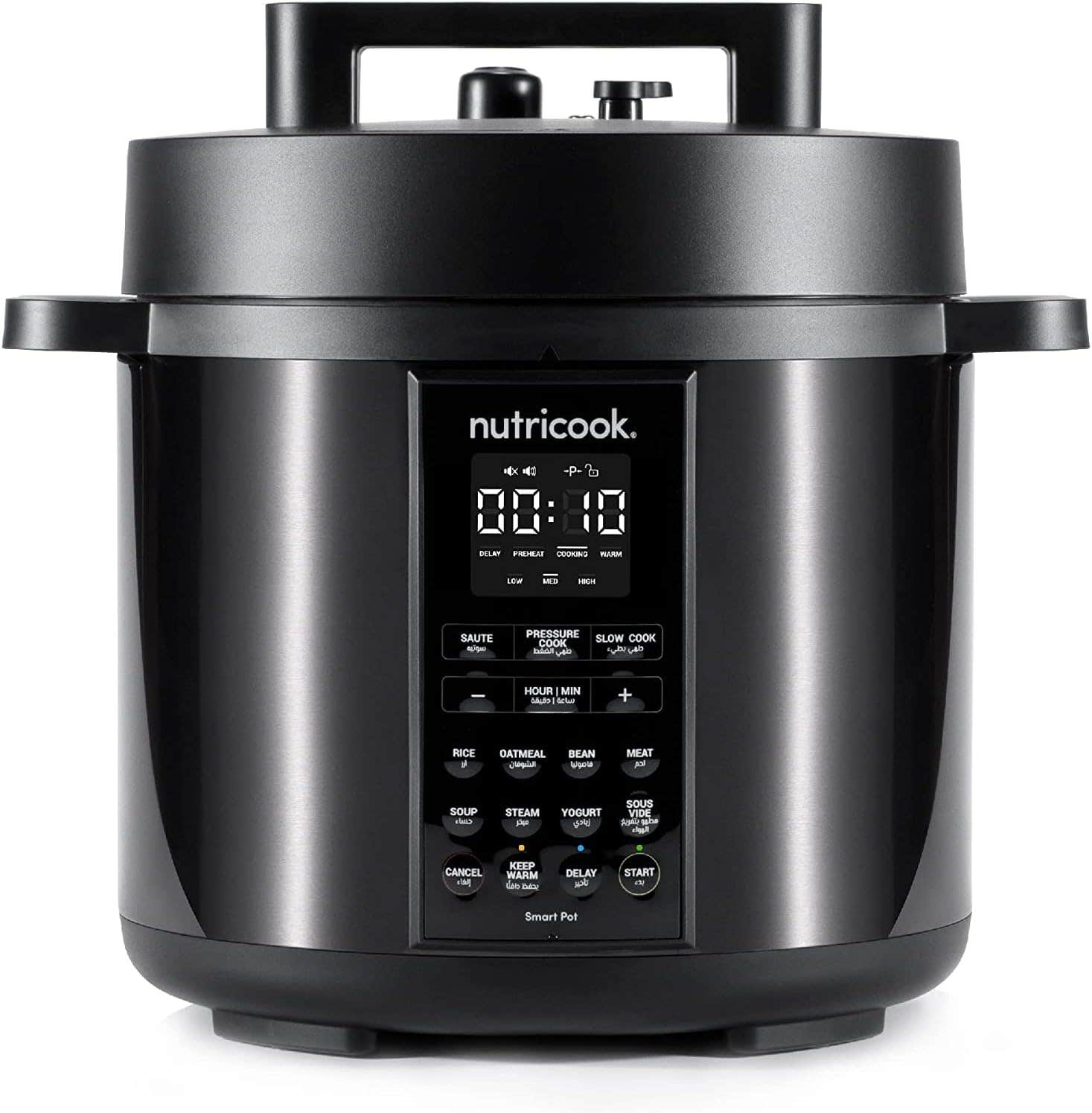 Nutricook 9-in-1 Electric Pressure Cooker 6L - Black