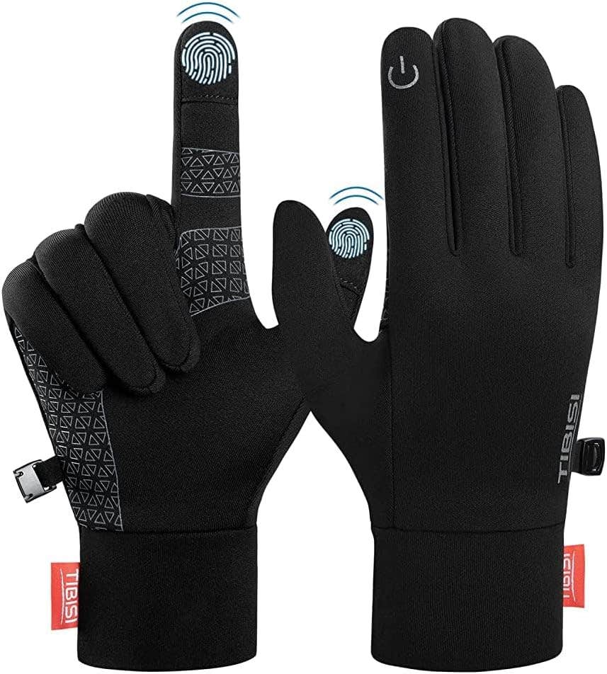 PULIOU Thermal Winter Gloves | Waterproof Insulated Ski Gloves | Touchscreen Cycling Running Hiking Driving Unisex