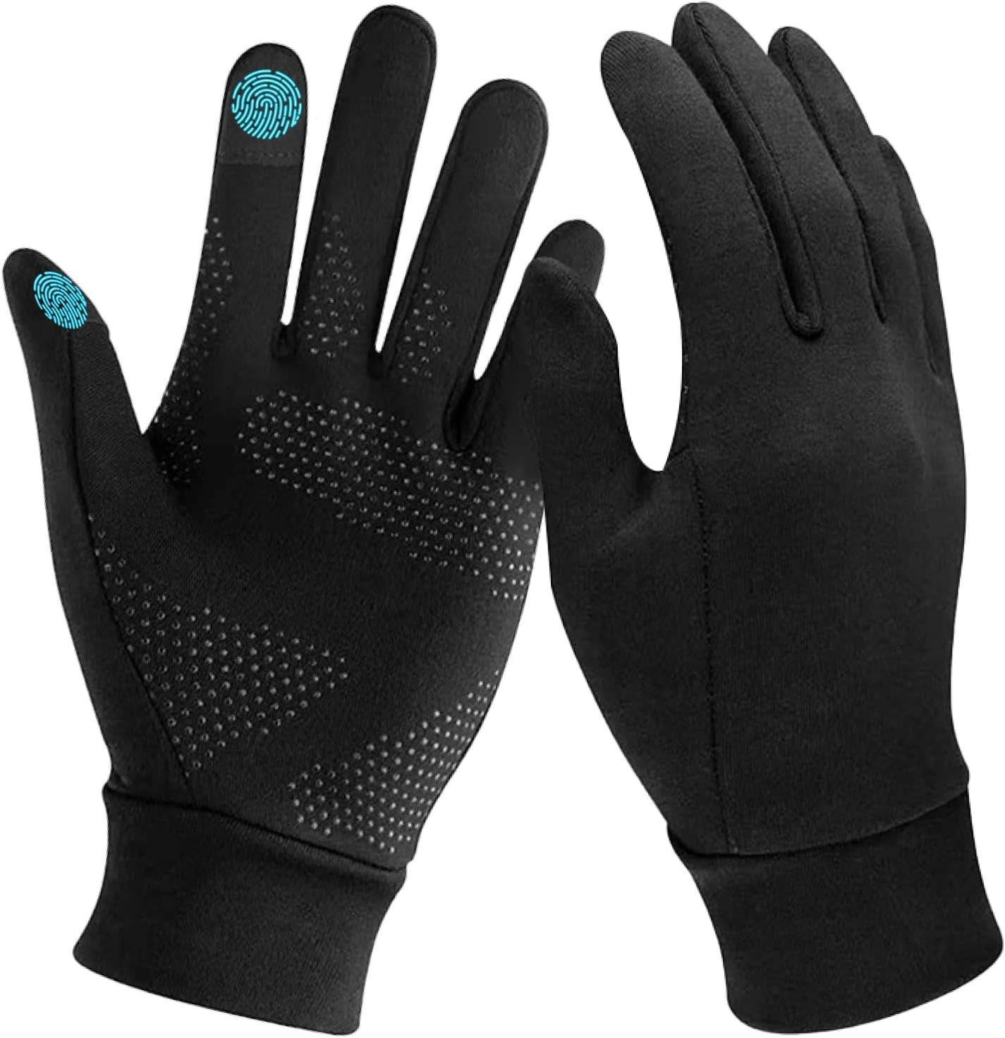 JEELAD Windproof Waterproof Cycling Gloves, Touch Screen Support