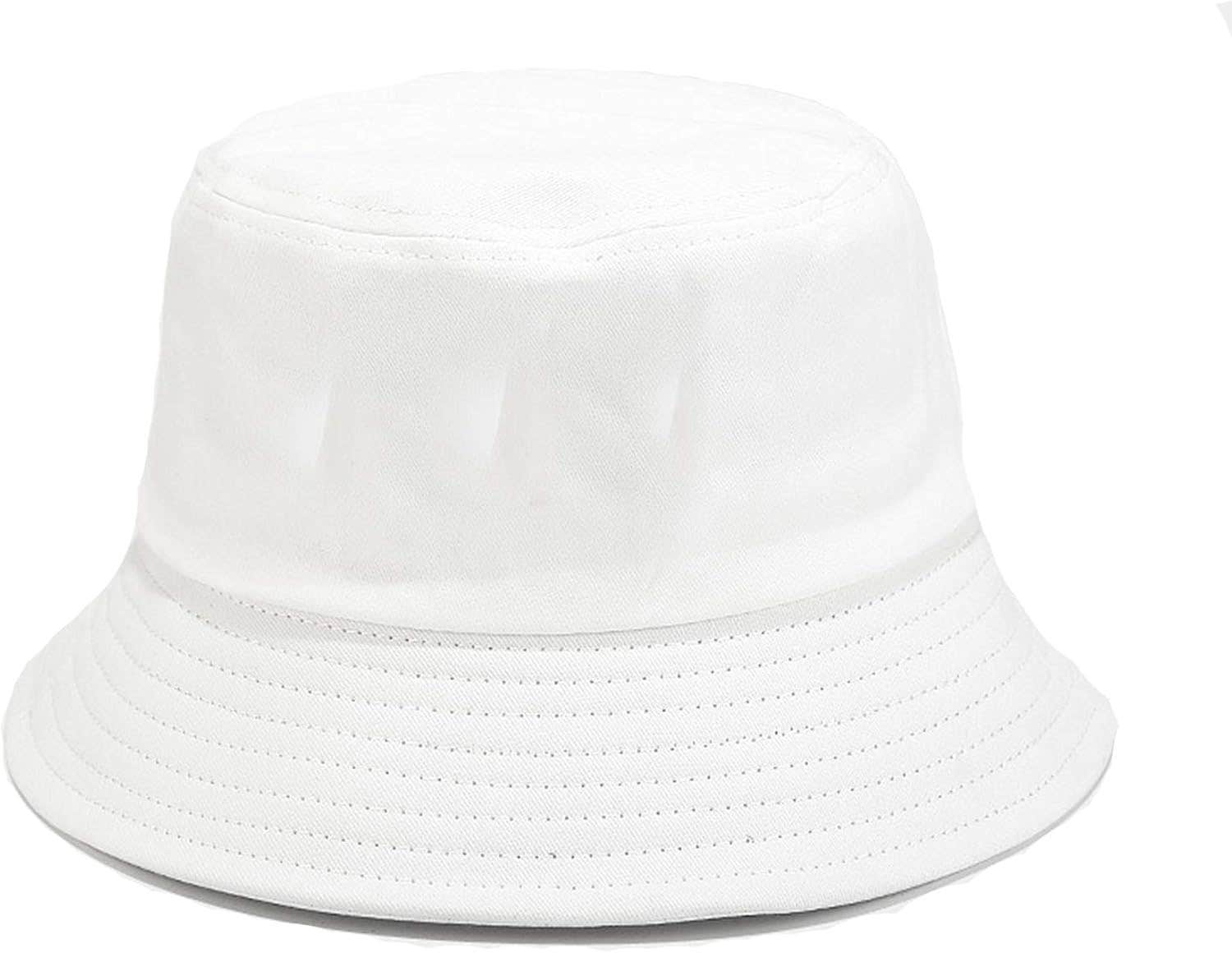 EXTRACARE Sun-Hat Cotton Bucket - UV Protection, White - Adjustable Size