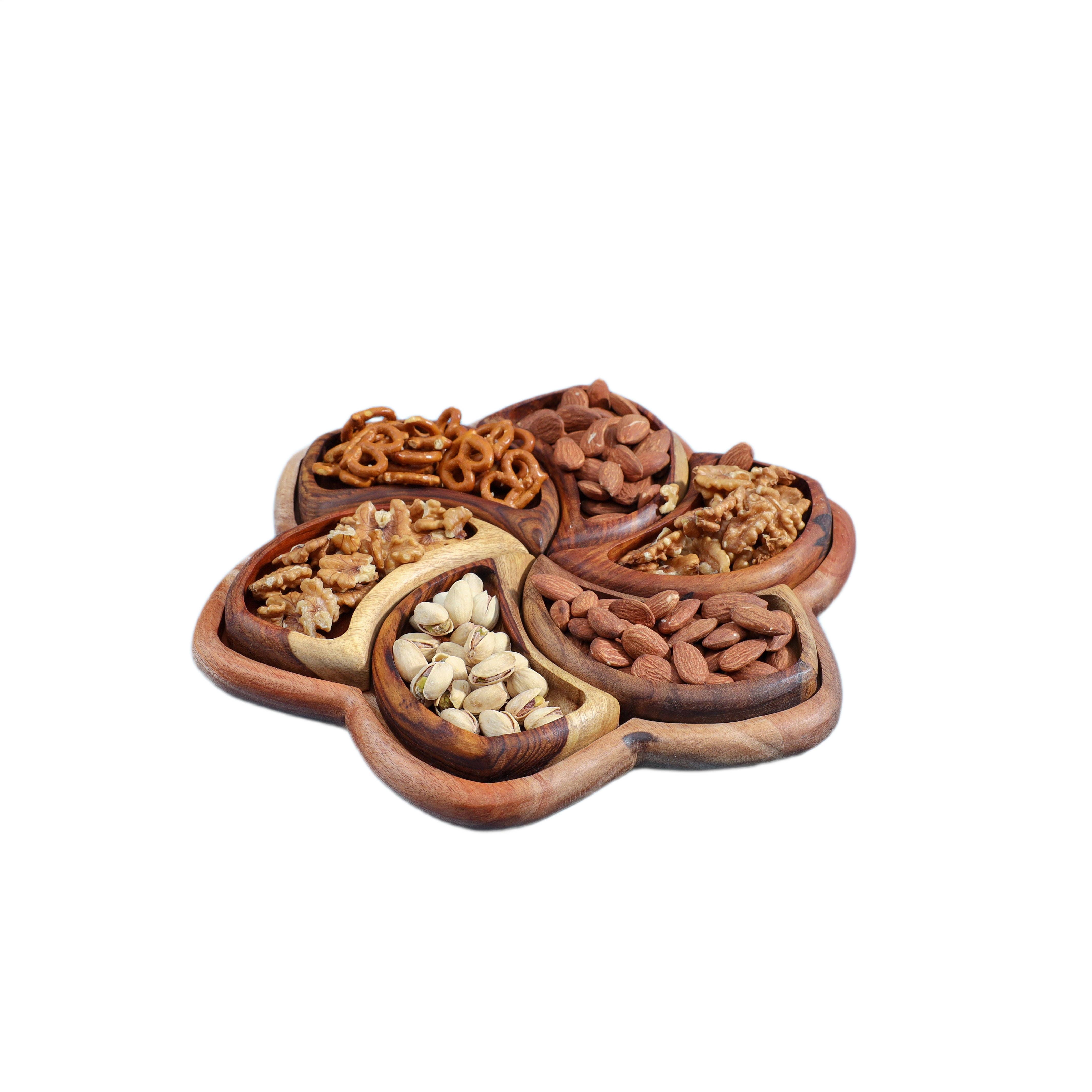 Flower Nuts Platter