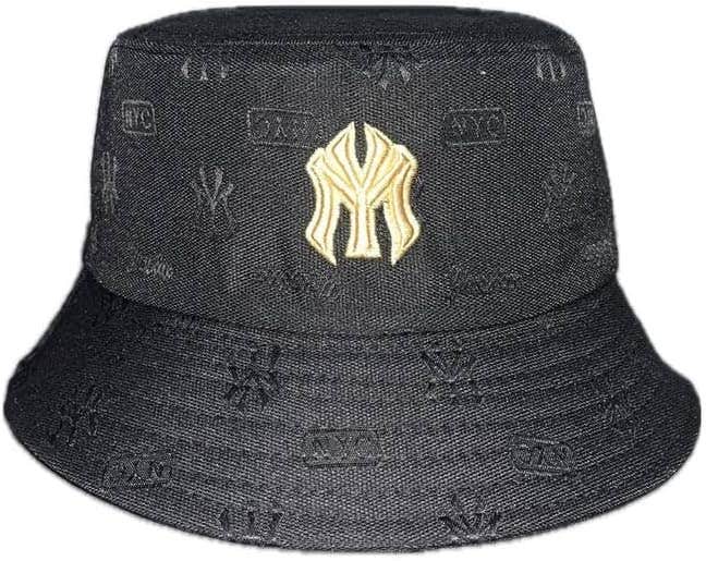 Stitched Slip On Bucket Hat, Charcoal