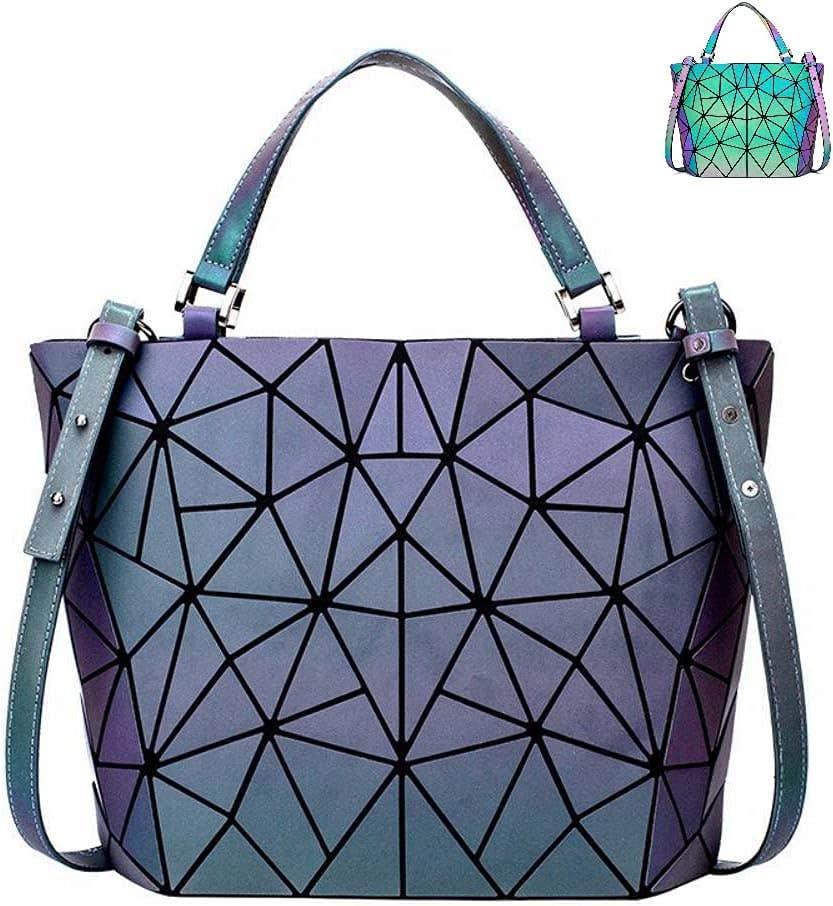Women Geometric Luminous Handbag/Shouldre One_Size