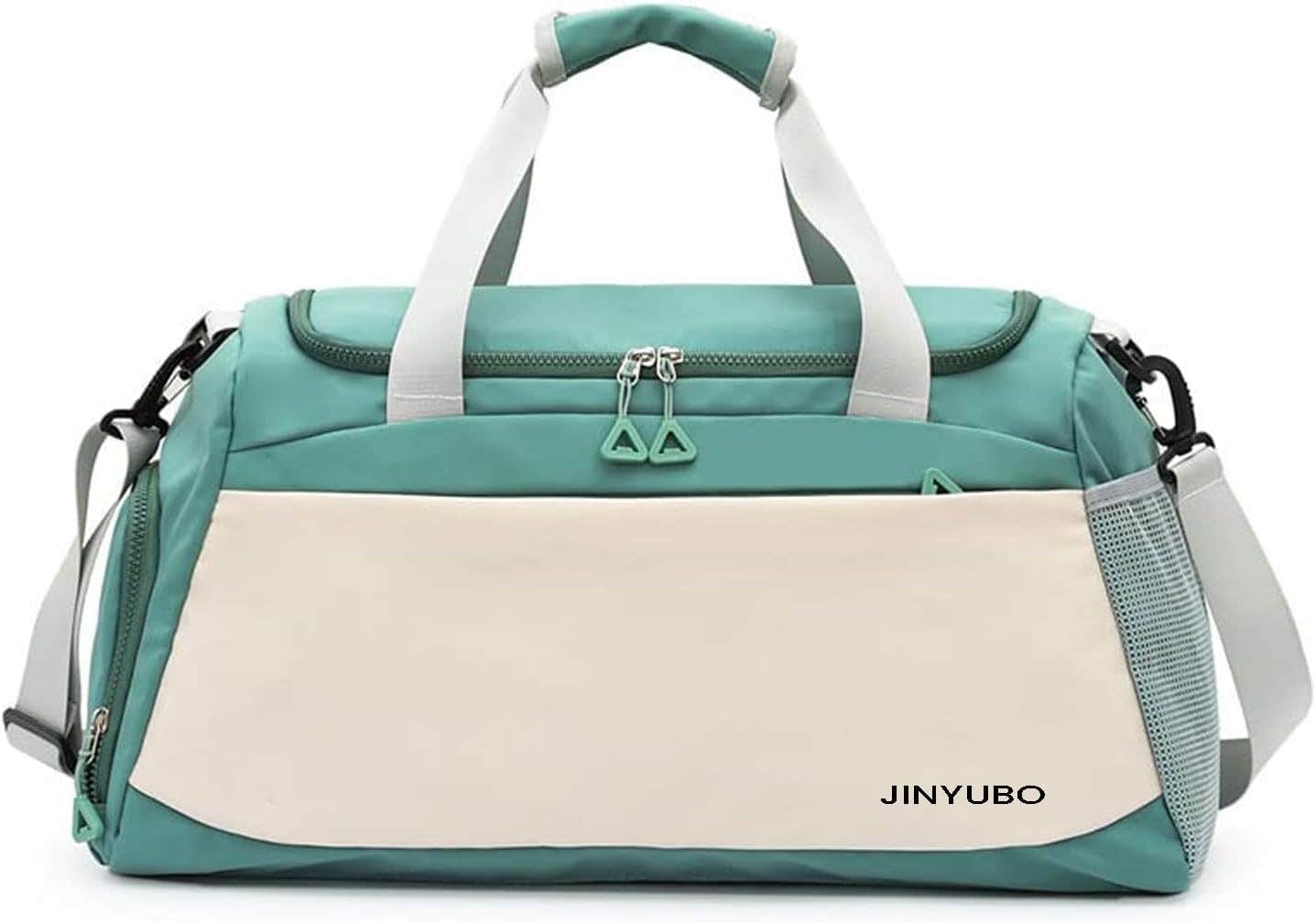 Handcuffs Teal Sports Duffle Bag with Wet Pocket & Shoe Compartment