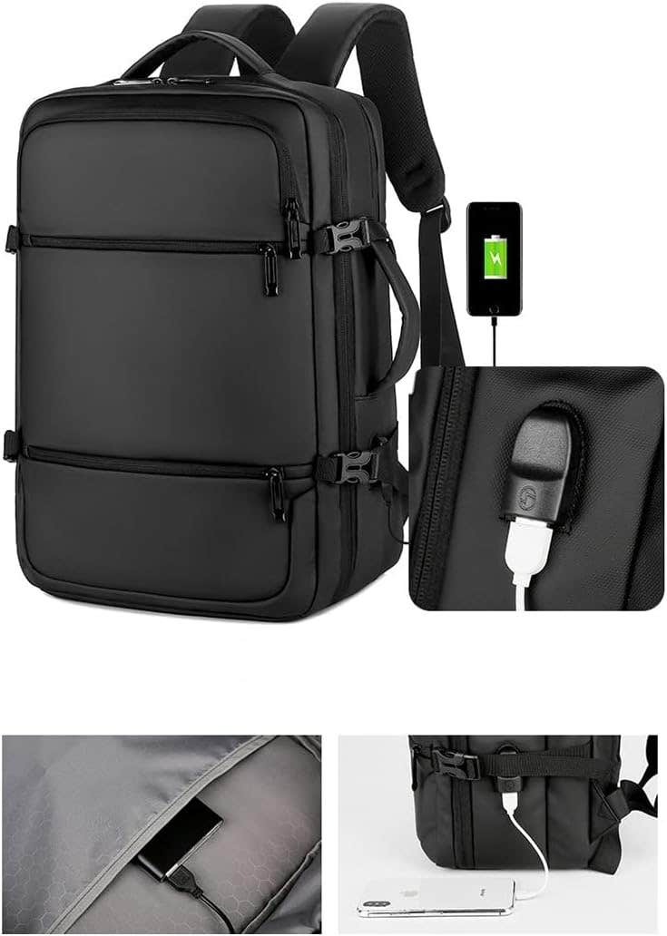 Casual Laptop Business Bag - 15.6in, Black