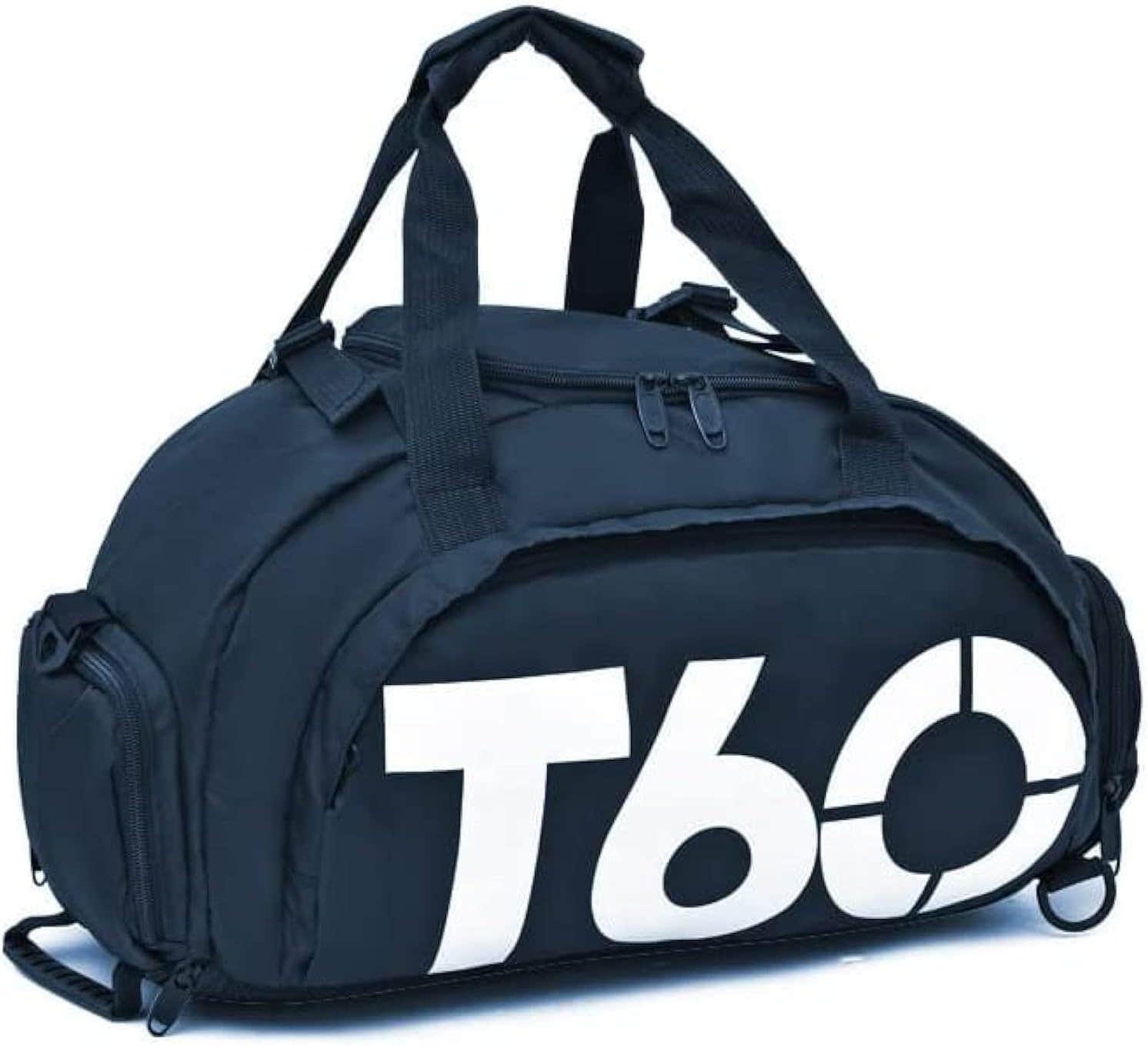 T60 Gym Bag for Tennis Training with Shoe Storage - Navy Blue