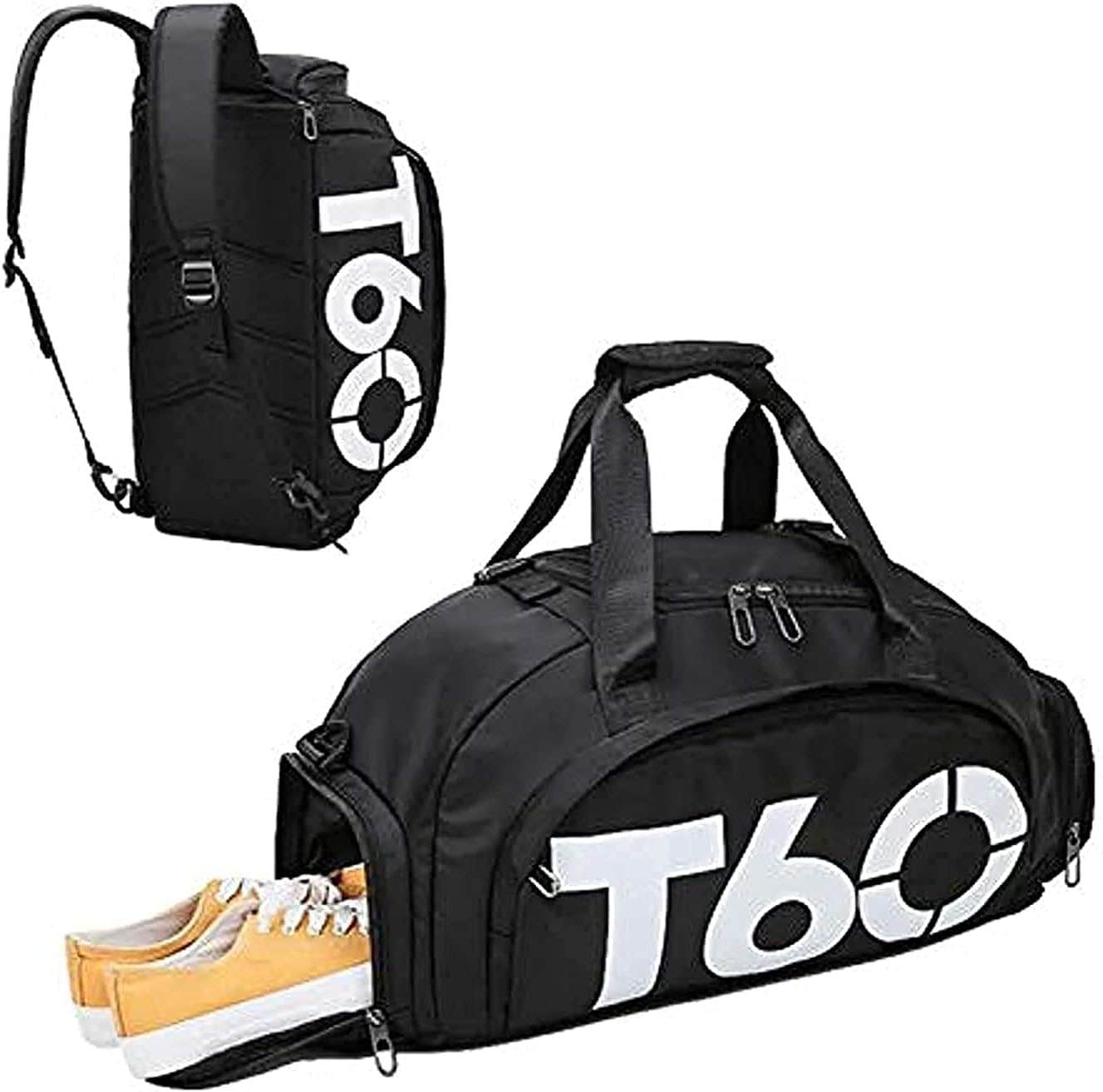 Beauenty 3-in-1 Sports Fitness Bag with Shoe Compartment - 40L Capacity