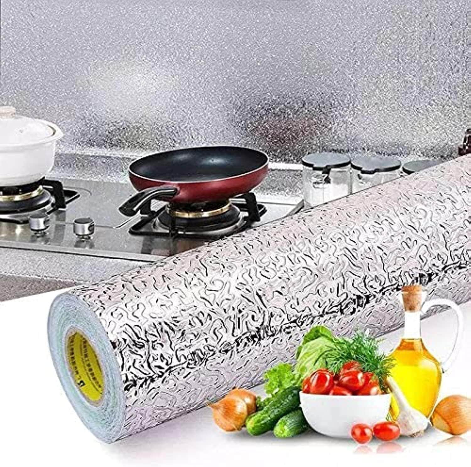 Foil Sticker Roll Grainy Texture 5m Wide 60cm Large Size Fireproof Multipurpose