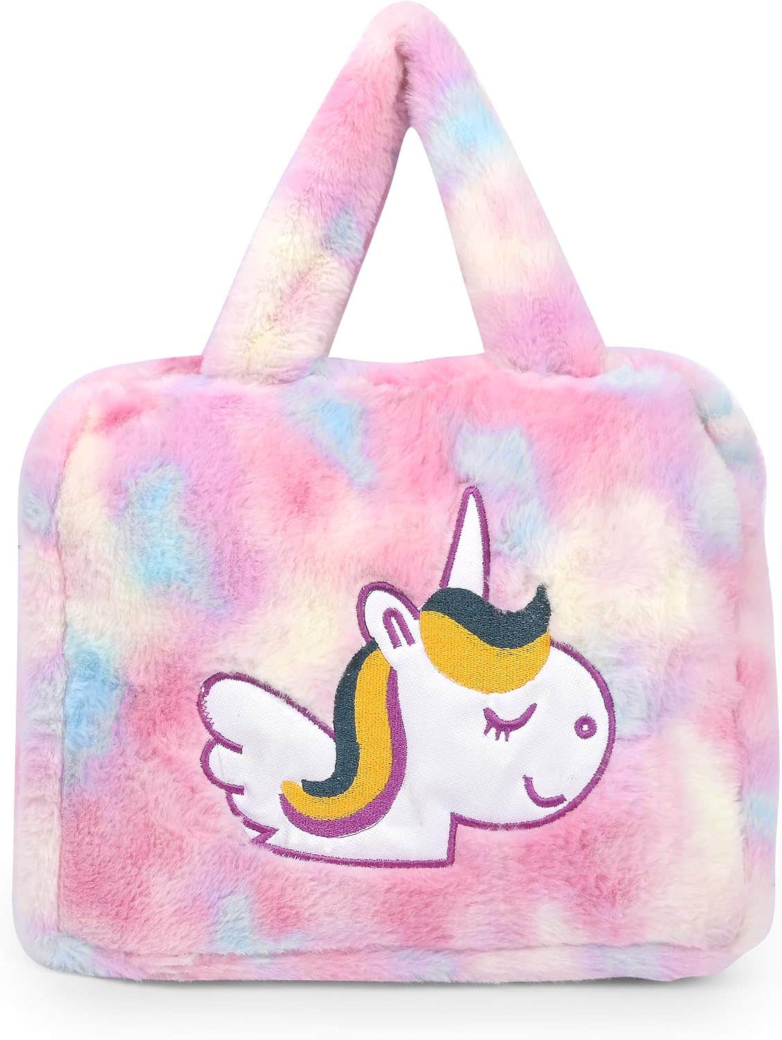 ADISA Toddler Plush Sling Bag | Cute Crossbody Handbag for Girls